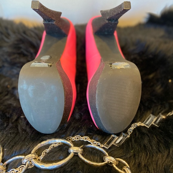 NWOT RAT BABY BLACK LIGHTNING BOLT PLATFORM HEELS - Picture 7 of 7